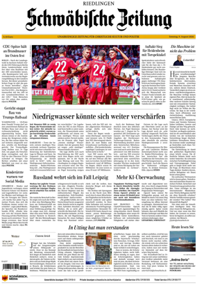 Cover of Schwabische Zeitung (Riedlingen)