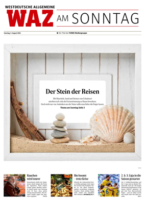 Cover of Westdeutsche Allgemeine Zeitung (WAZ am Sonntag)