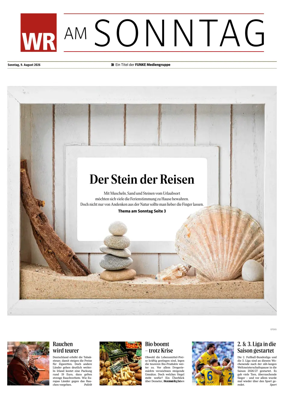 Cover of Westfalische Rundschau (WR am Sonntag)