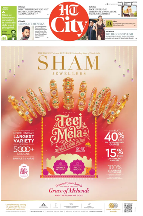 Cover of Hindustan Times (Chandigarh) - City