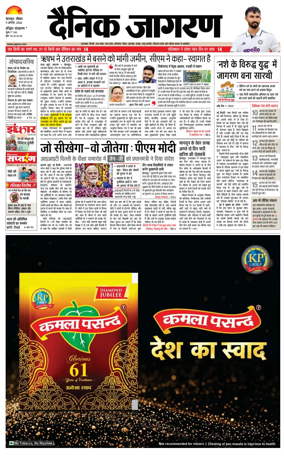 Cover of Dainik Jagran - Haridwar