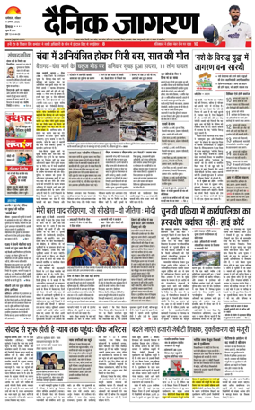 Cover of Dainik Jagran - Mandi