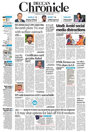 Cover of Deccan Chronicle