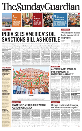 Cover of The Sunday Guardian