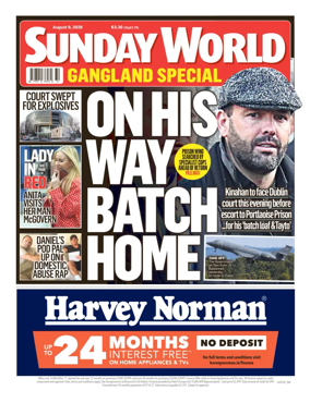 Cover of Sunday World (Ireland)