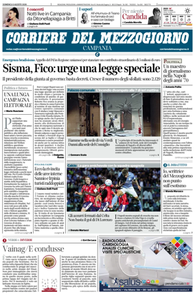 Cover of Corriere del Mezzogiorno (Campania)