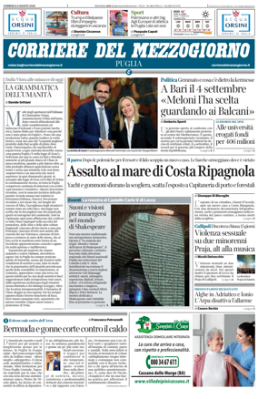 Cover of Corriere del Mezzogiorno (Puglia)