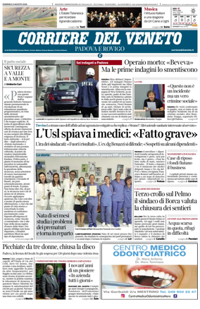 Cover of Corriere del Veneto (Padova e Rovigo)