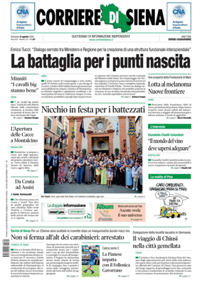 Cover of Corriere di Siena