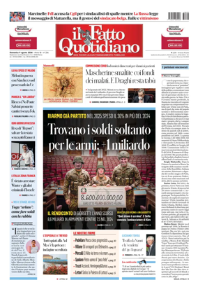 Cover of Il Fatto Quotidiano