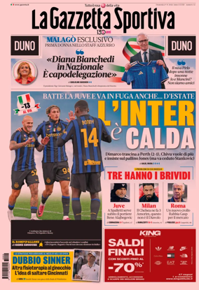 Cover of La Gazzetta dello Sport