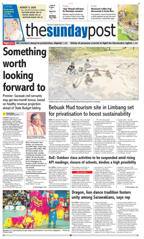 Cover of The Borneo Post (Sarawak)