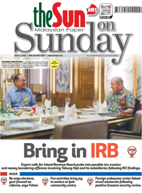Cover of The Sun (Malaysia)