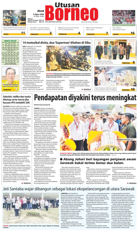 Cover of Utusan Borneo (Sarawak)