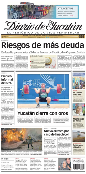 Cover of Diario de Yucatan