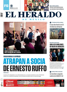 Cover of El Heraldo de Mexico