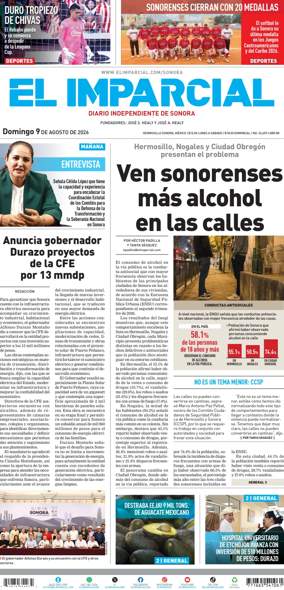 Cover of El Imparcial