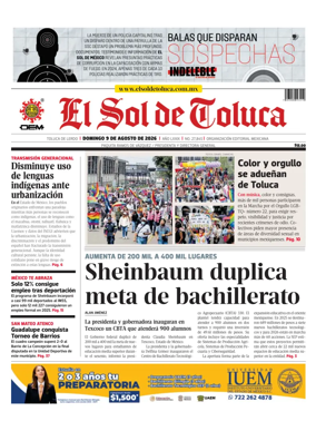 Cover of El Sol de Toluca