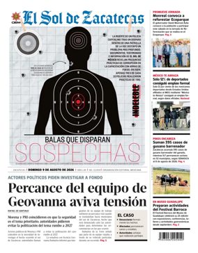 Cover of El Sol de Zacatecas