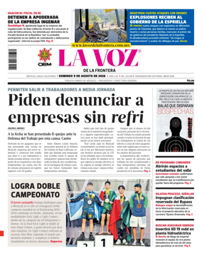 Cover of La Voz de la Frontera