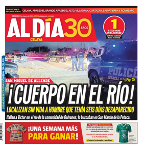 Cover of Periodico Al Dia (Celaya)