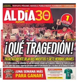 Cover of Periodico Al Dia (Irapuato)