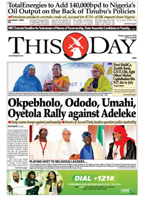 Cover of THISDAY
