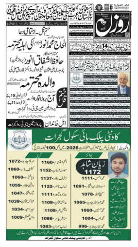 Cover of DAILY ROZAN GUJRAT