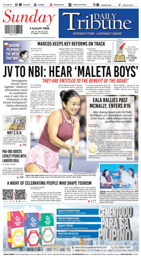 Cover of Daily Tribune (Philippines)