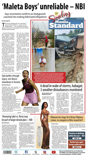 Cover of Manila Standard