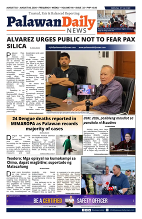 Cover of Palawan Daily News