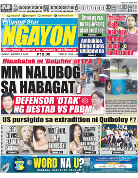 Cover of Pilipino Star Ngayon