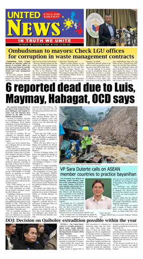 Cover of United News - English Edition