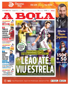 Cover of A BOLA (Portuguese)