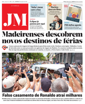 Cover of Jornal Madeira