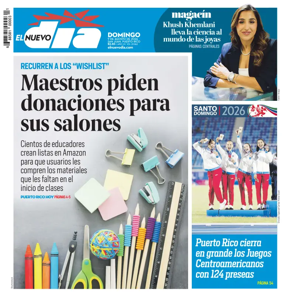 Cover of El Nuevo Dia