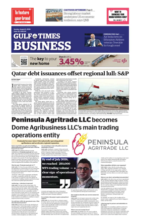 Cover of Gulf Times Business