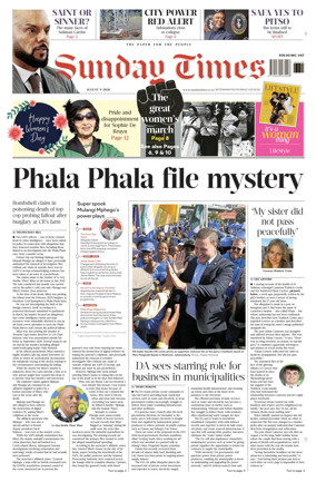 Cover of Sunday Times