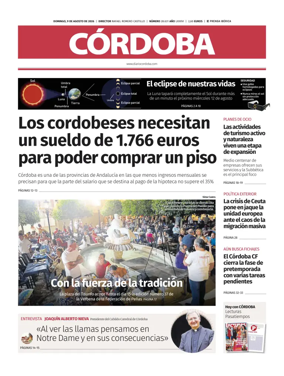 Cover of Diario Cordoba