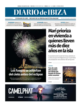 Cover of Diario de Ibiza