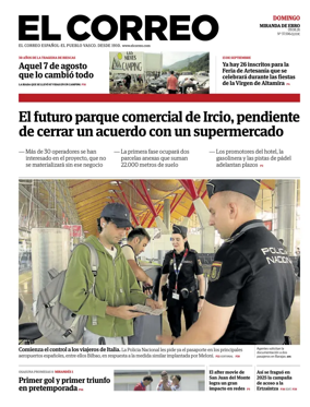 Cover of El Correo (Miranda de Ebro)