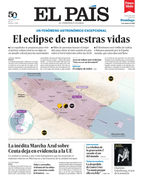 Cover of EL PAIS primera edicion