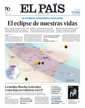 Cover of EL PAIS Euskadi