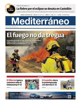 Cover of El Periodico Mediterraneo