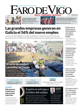 Cover of Faro de Vigo (Deza/Tabeiros-Montes)
