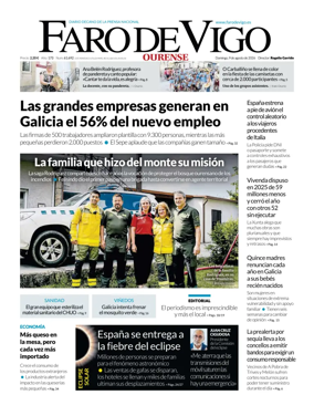 Cover of Faro de Vigo (Ourense)