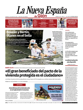 Cover of La Nueva Espana (Gijon)