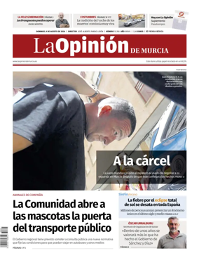 Cover of La Opinion de Murcia