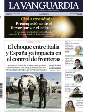 Cover of La Vanguardia (1st Edition)