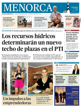 Cover of Menorca Diario Insular